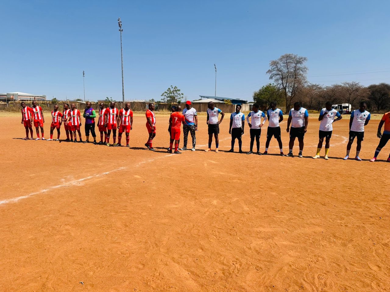 Group members at a meeting