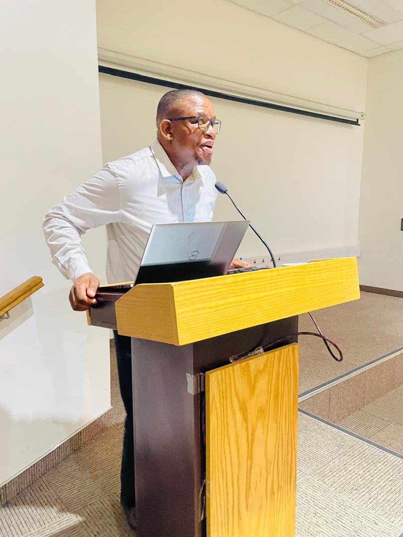 Guest speaker at meeting